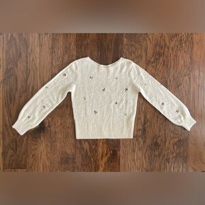Abercrombie Kids White Knit Sweater